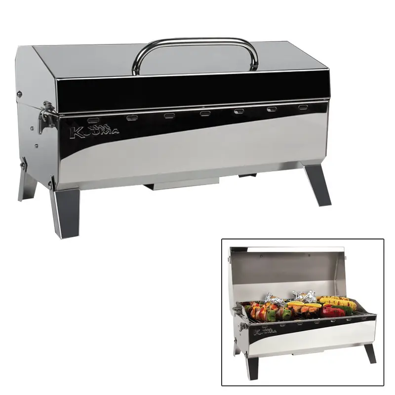 Kuuma Stow N Go 160 Gas Grill W/Thermometer And Ignitor [58131] 1