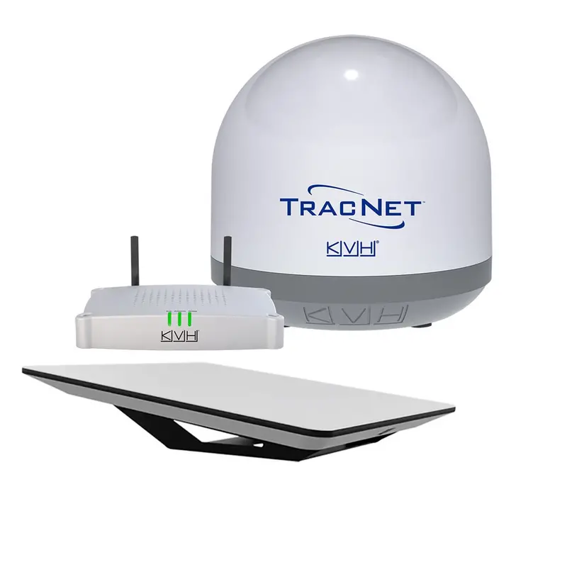 Kvh Hp Starlink Flat Panel Terminal Kit W/O Router  Ethernet Adapter W/Tracnet Coastal Pro 5G/Wifi Compact Terminal [72-1048-Oem/01-0465] 1