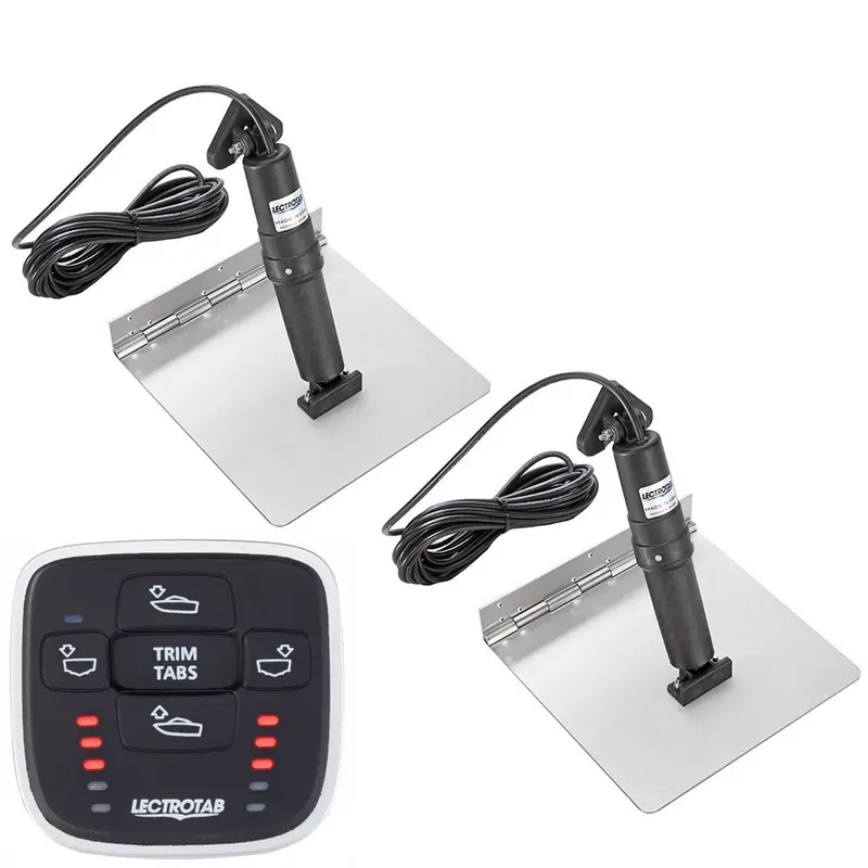 Lectrotab Xka Stainless Steel Trim Tab Kit W/Mlc-1 Control - 12 X 9 [Xkasml12x9] 1