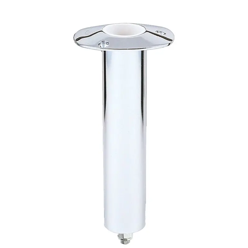 Lee's 0 Degree Stainless Steel Swivel Base Flush Mount Rod Holder - Medium - 2" Od X 6.5" Tube F/ Small Bent Butts [Rh5167v] 1