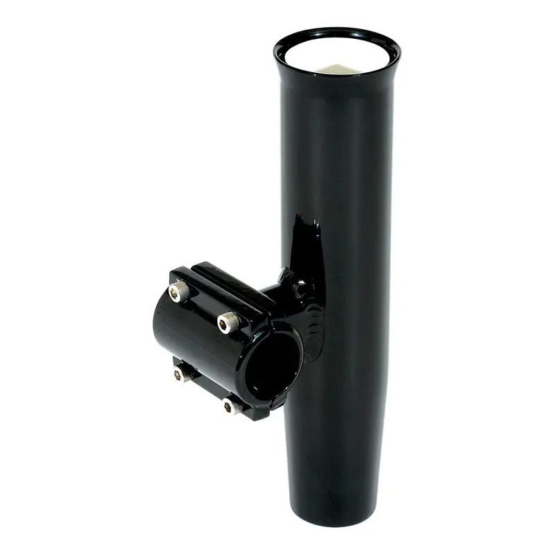 Lee's Clamp-On Rod Holder - Black Aluminum - Horizontal Mount - Fits 1.050" O.D. Pipe [Ra5201bk] 1
