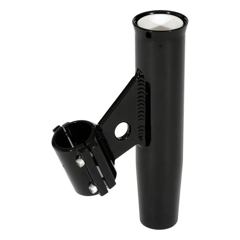 Lee's Clamp-On Rod Holder - Black Aluminum - Vertical Mount - Fits 1.900" O.D. Pipe [Ra5004bk] 1