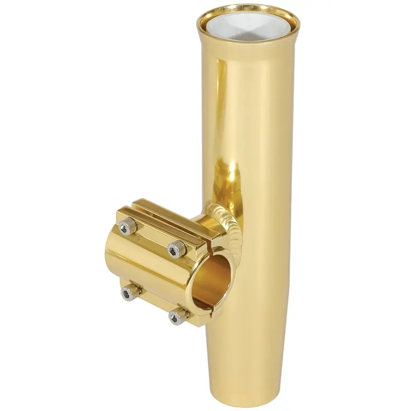 Lee's Clamp-On Rod Holder - Gold Aluminum - Horizontal Mount - Fits 1.315" O.D. Pipe [Ra5202gl] 1
