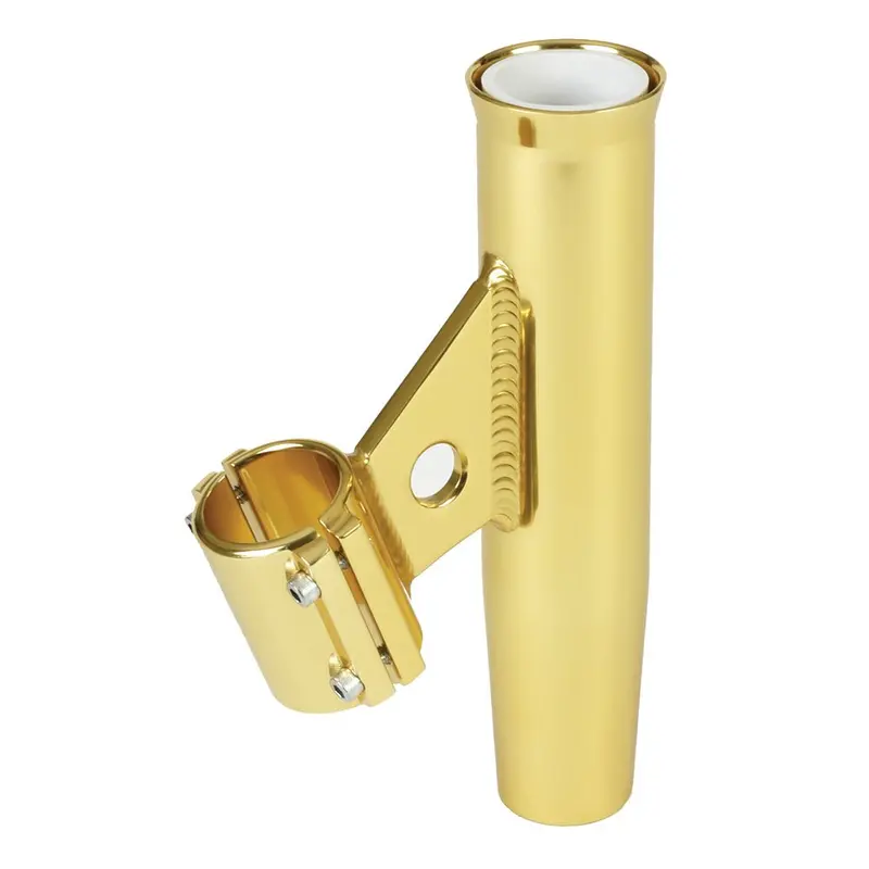Lee's Clamp-On Rod Holder - Gold Aluminum - Vertical Mount - Fits 1.050" O.D. Pipe [Ra5001gl] 1