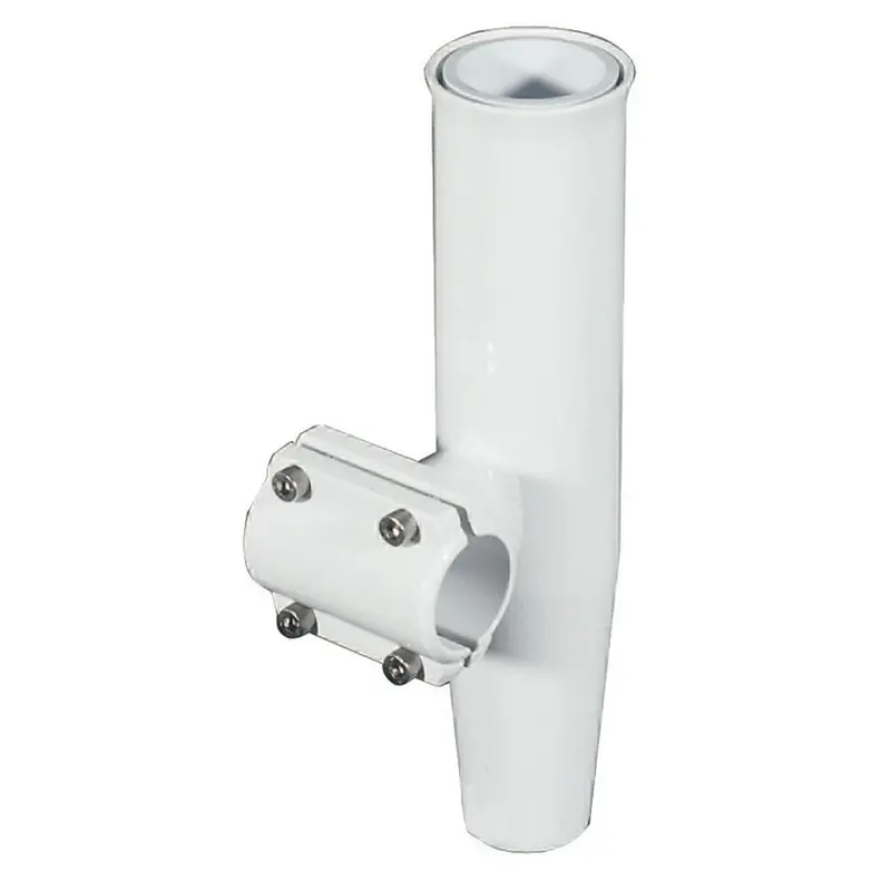 Lee's Clamp-On Rod Holder - White Aluminum - Horizontal Mount - Fits 1.660" O.D. Pipe [Ra5203wh] 1