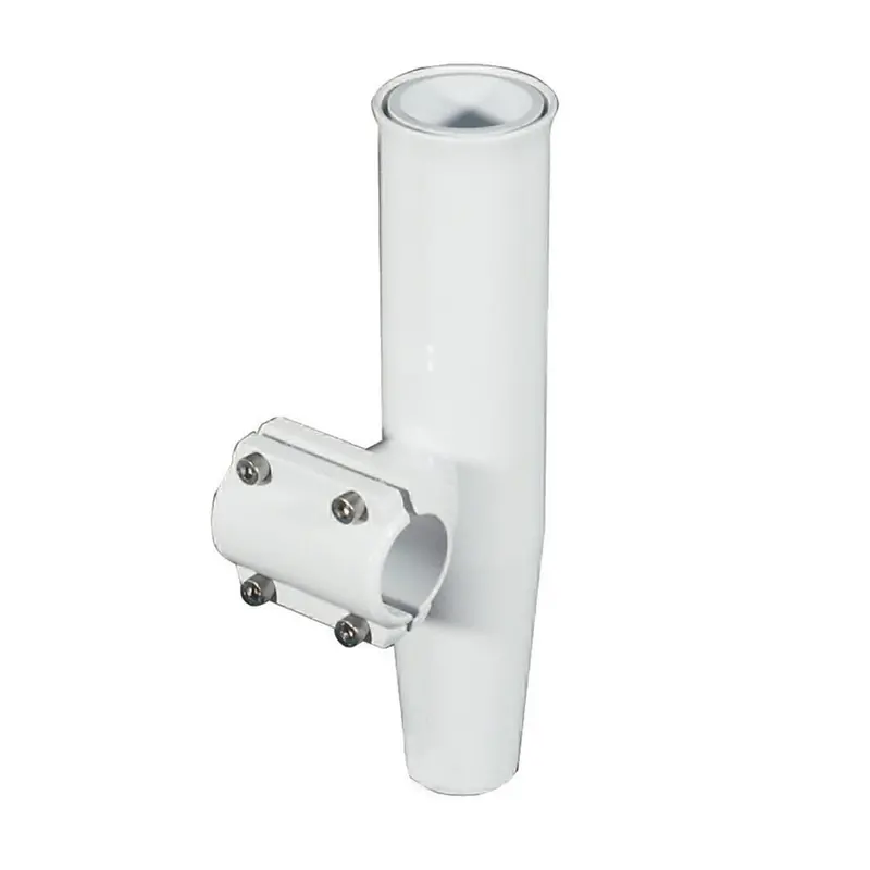 Lee's Clamp-On Rod Holder - White Aluminum - Horizontal Mount - Fits 1.900" O.D. Pipe [Ra5204wh] 1