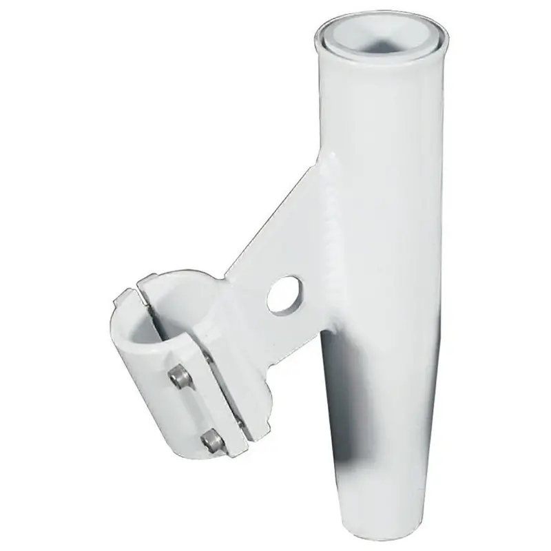 Lee's Clamp-On Rod Holder - White Aluminum - Vertical Mount - Fits 2.375" O.D Pipe [Ra5005wh] 1