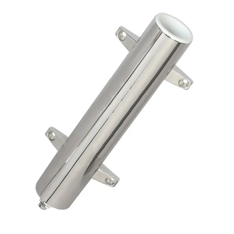 Lee's Stainless Steel Heavy Duty Bulkhead Mount W/ Swivel Base - Extra Long 2.25" Od X 14.5" Tube [Rh570xl] 1