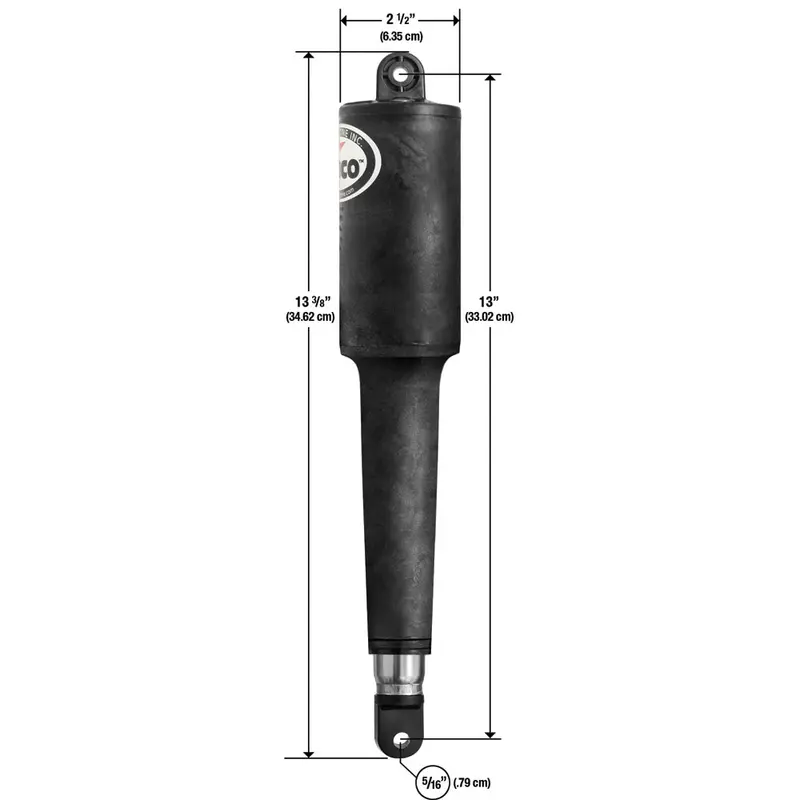 Lenco 102 Series Standard Actuator - 24V - 4-1/4" Stroke [15066-001] 1