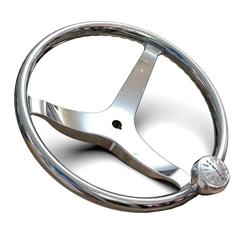 Lewmar 3 Spoke 13.5" Steering Wheel W/Power-Grip Knob [89700820] 1