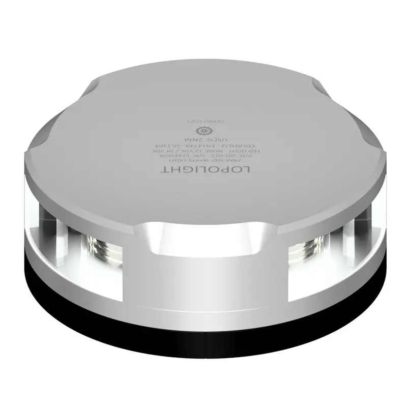 Lopolight Masthead/360-Degree Light - 3Nm - Silver Housing W/Fb Base [201-021-Fb] 1