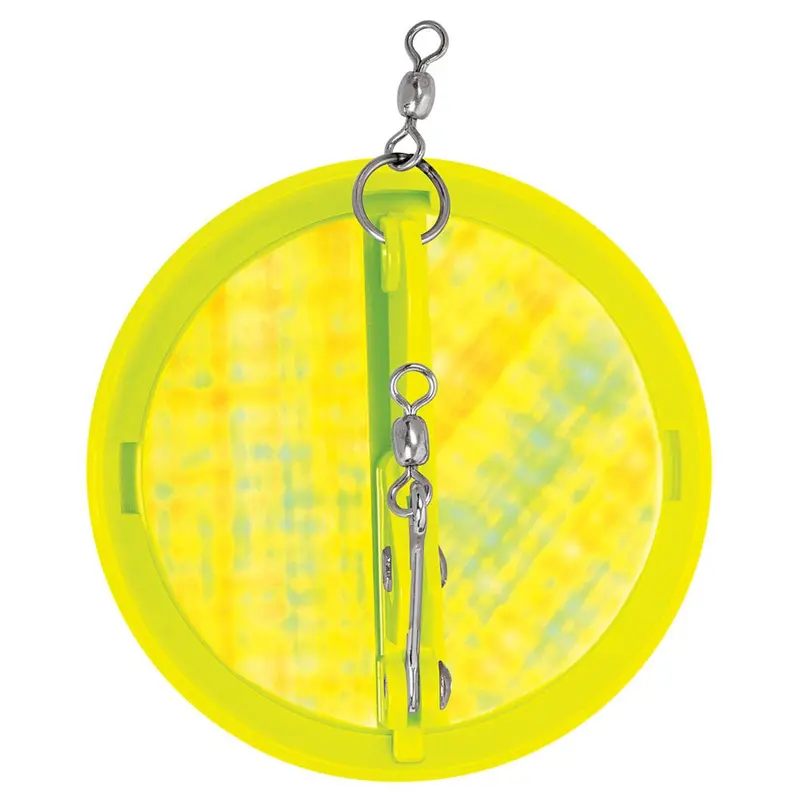 Luhr-Jensen 3-1/4" Dipsy Diver - Chartreuse/Silver Bottom Moon Jelly [5560-000-2509] 1