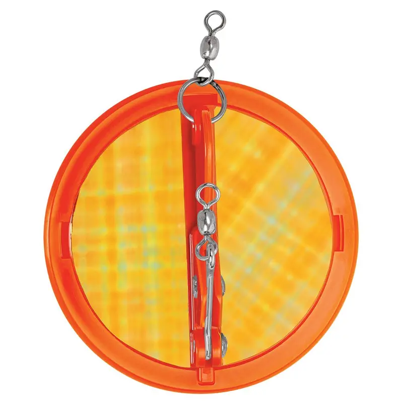 Luhr-Jensen 4-1/8" Dipsy Diver - Fire/Silver Bottom Moon Jelly [5560-001-2510] 1
