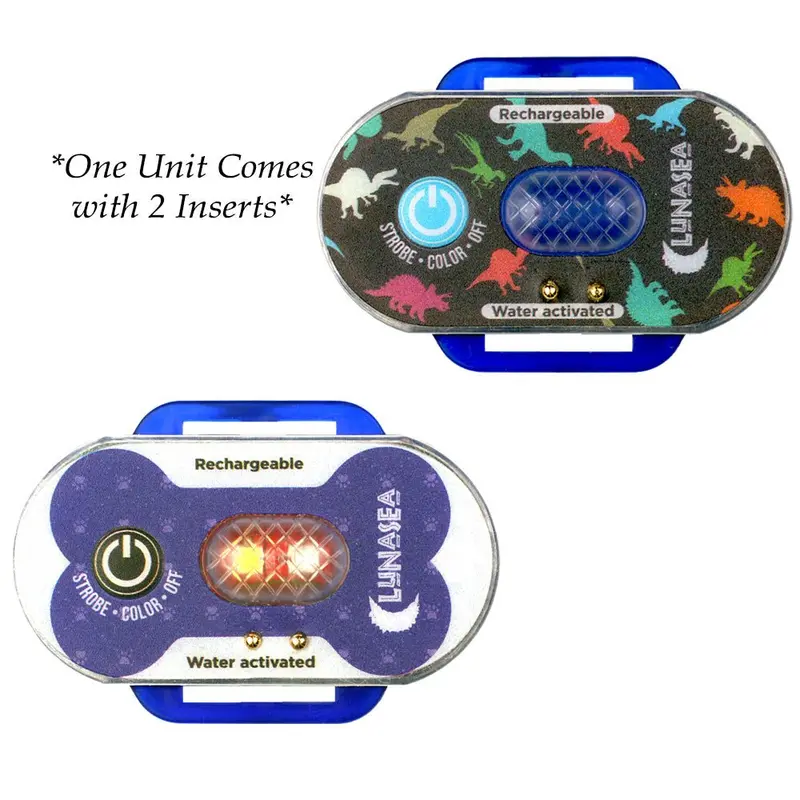 Lunasea Child/Pet Safety Water Activated Strobe Light - Blue Case, Blue Attention Light [Llb-63Bb-F0-01] 1