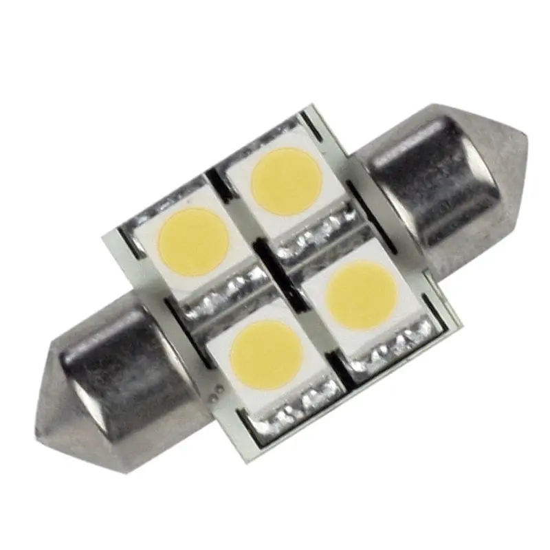Lunasea Pointed Festoon 4 Led Light Bulb - 31Mm - Cool White [Llb-202C-21-00] 1