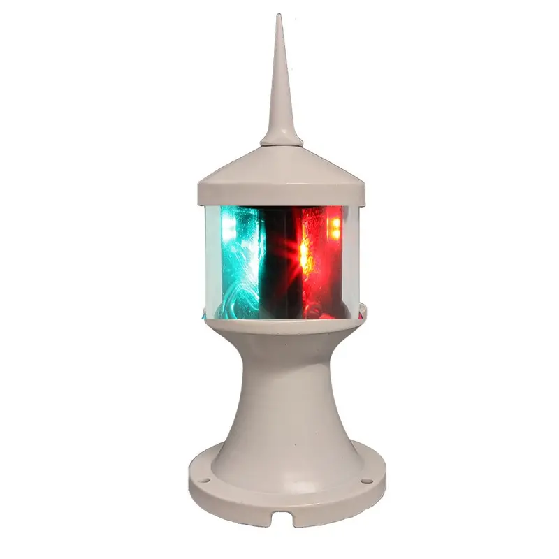 Lunasea Tri-Color/Anchor Zero Emission Light Fixture - 12V - White [Llb-73Bk-01-Wb] 1