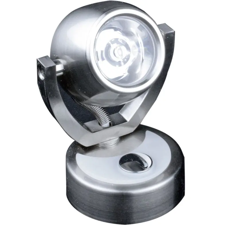 Lunasea Wall Mount Led Light W/Touch Dimming - Warm White/Brushed Nickel Finish - Rotating Light [Llb-33Jw-81-Ot] 1