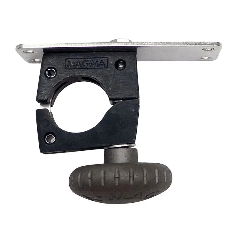 Magma Horizontal Round Rail Mount W/Knob - 1-1/2" [T10-591] 1