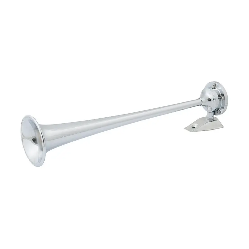 Marinco 12V Chrome Plated Single Trumpet Air Horn [10105] 1