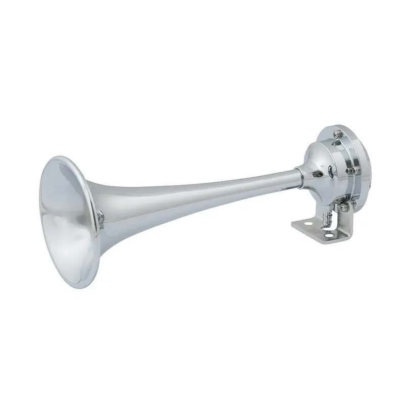 Marinco 12V Chrome Plated Single Trumpet Mini Air Horn [10107] 1