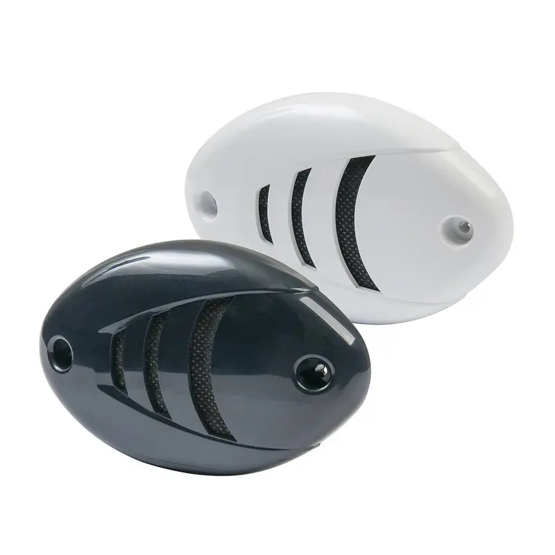 Marinco 12V Drop-In Low Profile Horn W/Black  White Grills [10080] 1