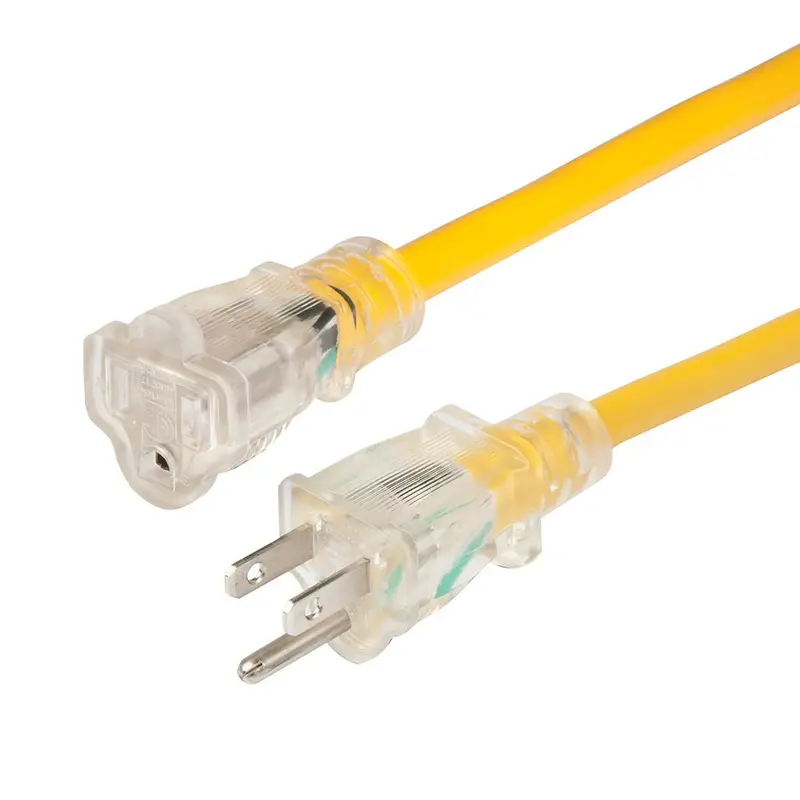 Marinco 14/3 Lighted Extension Cord - Non-Locking - 15A - 25' [150025Nl] 1