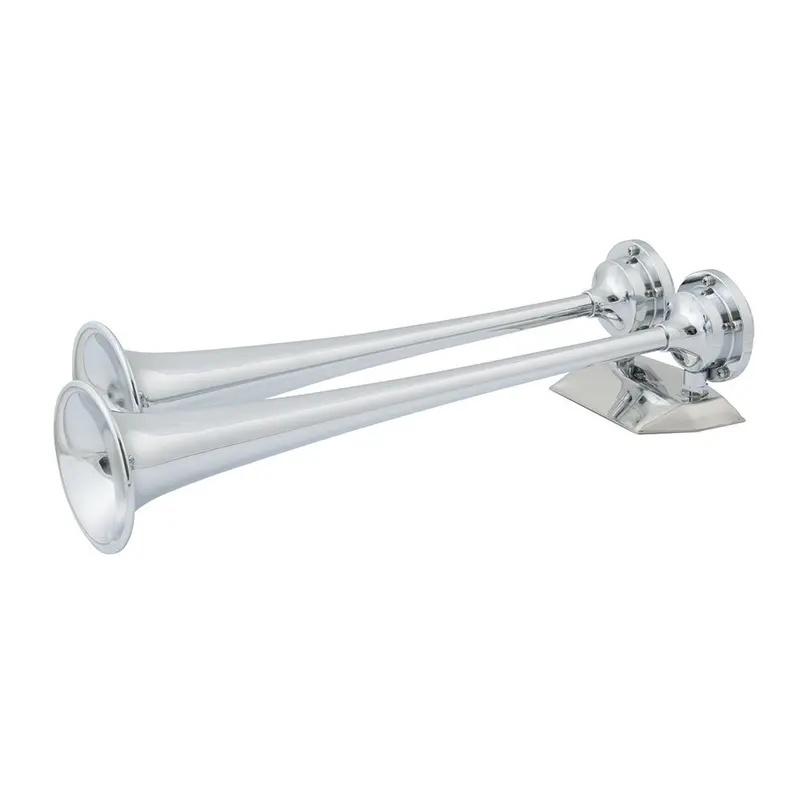 Marinco 24V Chrome Plated Dual Trumpet Air Horn [10624] 1