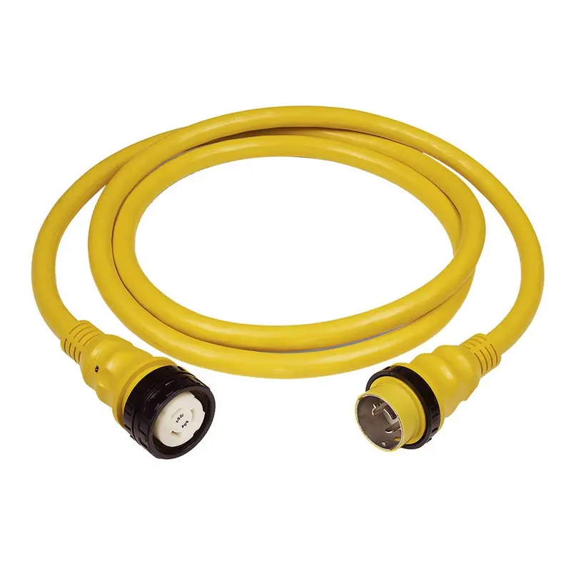 Marinco 50 Amp 125V Shore Power Cable - 75' - Yellow [6153Spp-75] 1