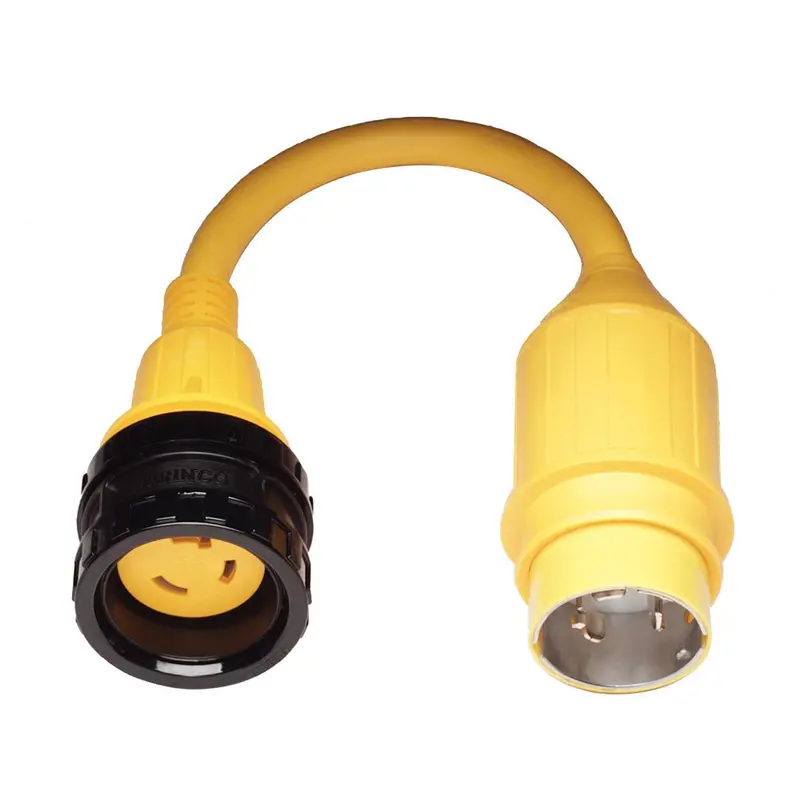 Marinco Pigtail Adapter, 30A Locking To 50A Locking [121A] 1