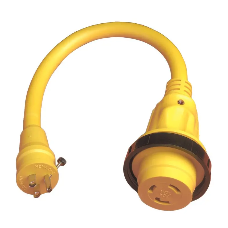 Marinco Pigtail Adapter Plus - 30A Female To 15A Male [104Spp] 1