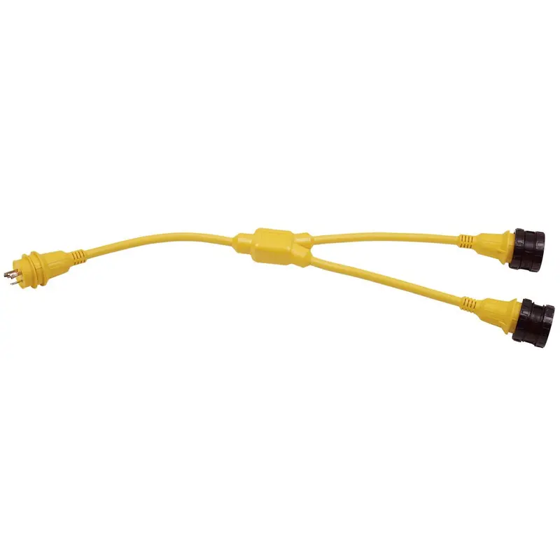 Marinco Y-Adapter, 2-30A Locking To 30A Locking [157Ay] 1