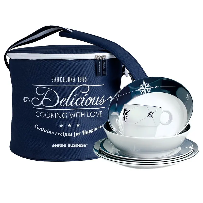 Marine Business Melamine Tableware  Basket - Northwind - Set Of 16 [15147] 1