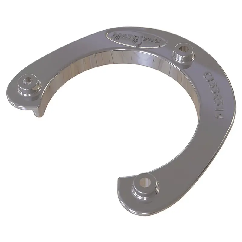 Mate Series Stainless Steel Rod  Cup Holder Backing Plate F/Round Rod/Cup Only F/3-3/4" Holes [C1334314] 1