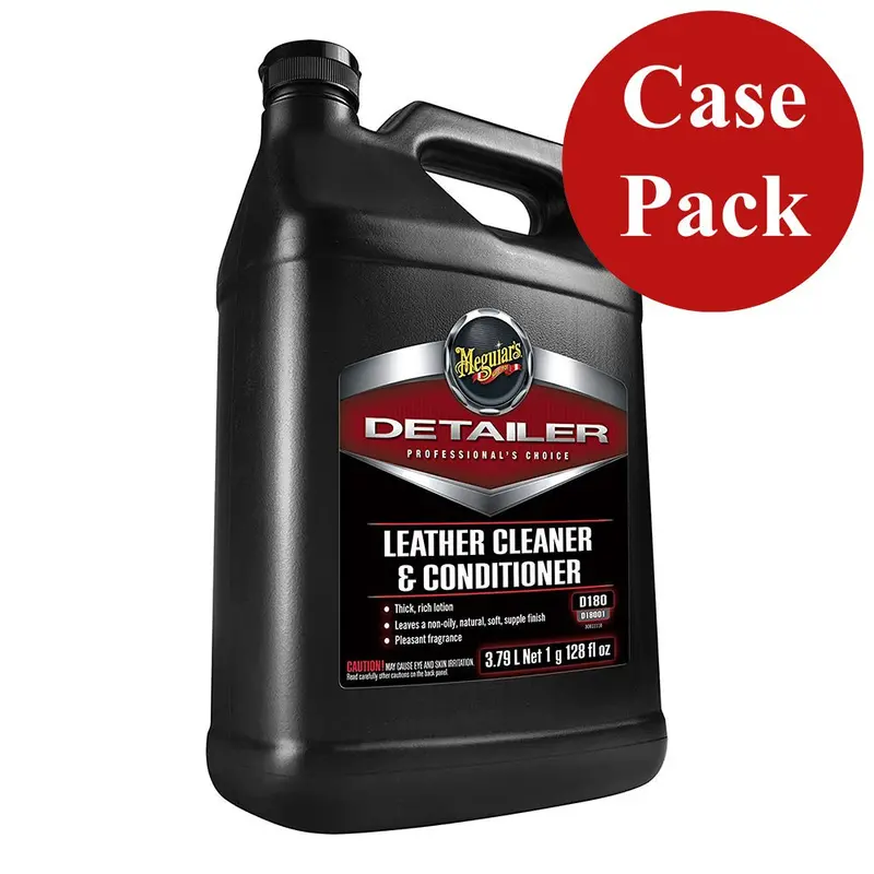 Meguiars Detailer Leather Cleaner  Conditioner - 1-Gallon *Case Of 4* [D18001case] 1