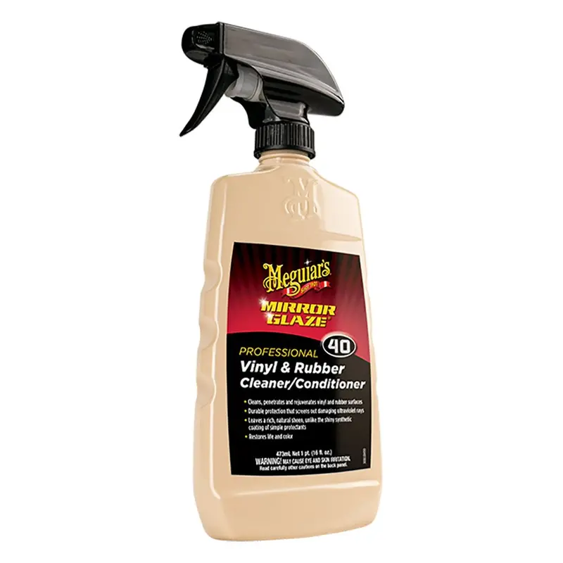Meguiars M40 Mirror Glaze Vinyl  Rubber Cleaner  Conditioner - 16Oz [M4016] 1