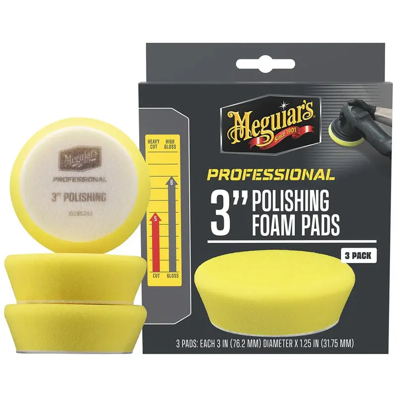 Meguiar's Professional 3" Polishing Foam Pads *3-Pack [M3pfp3] 1