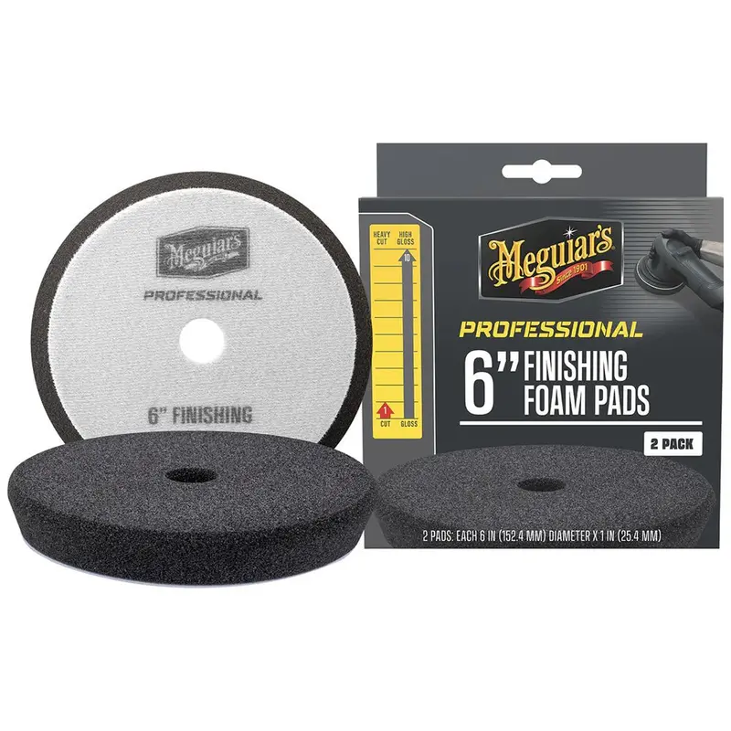 Meguiar's Professional 6" Foam Finishing Pads *2-Pack [M6ffp2] 1