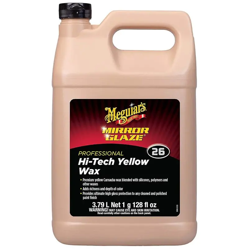 Meguiar's Professional Hi-Tech Yellow Liquid Wax - 1 Gallon [M2601] 1