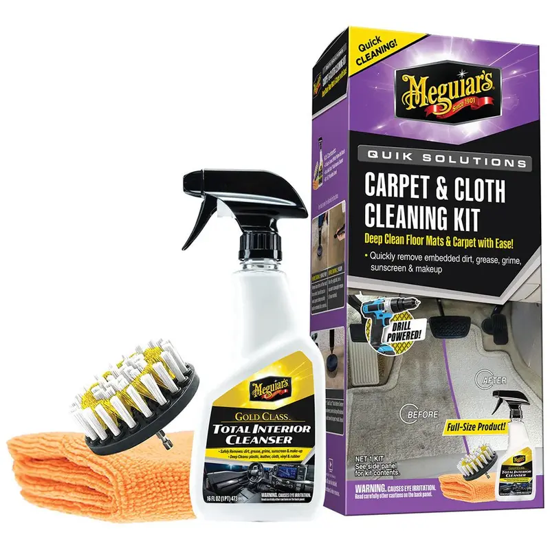 Meguiar's Quik Solutions Carpet  Cloth Cleaning Kit [G55268] 1