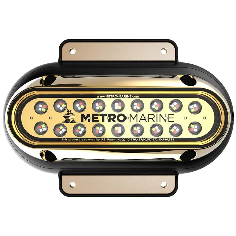 Metro Marine High-Output Elongated Surface Mount Light W/Intelligent Full Spectrum Leds - Rgbw, 90 Beam [F-Sme1-H-Fs-90] 1