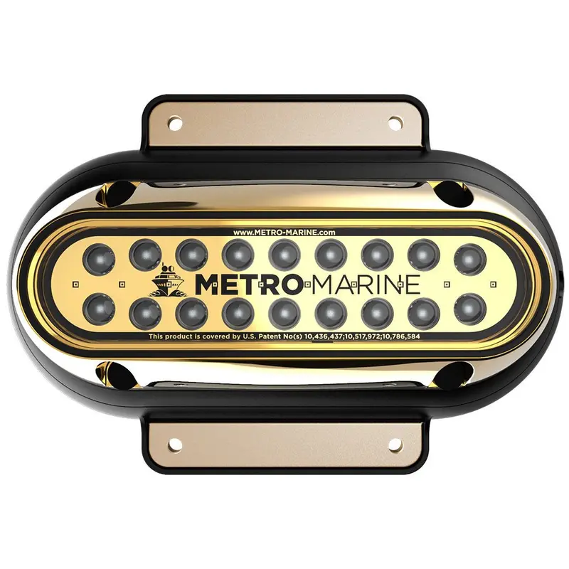 Metro Marine High-Output Elongated Surface Mount Light W/Intelligent Monochromatic Leds - Green, 45 Beam [F-Sme1-H-G3-45] 1