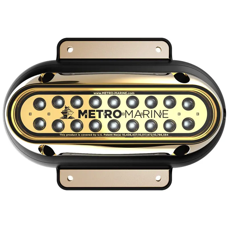 Metro Marine High-Output Elongated Surface Mount Light W/Intelligent Monochromatic Leds - Green, 90 Beam [F-Sme1-H-G3-90] 1