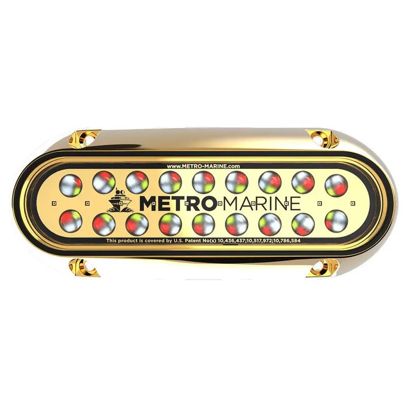 Metro Marine High-Output Elongated Underwater Light W/Intelligent Full Spectrum Leds - Rgbw, 45 Beam [F-Bme1-H-Fs-45] 1