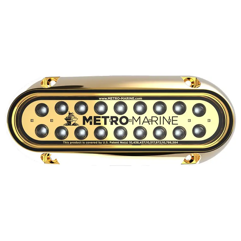 Metro Marine High-Output Elongated Underwater Light W/Intelligent Monochromatic Leds - Aqua, 45 Beam [F-Bme1-H-A3-45] 1