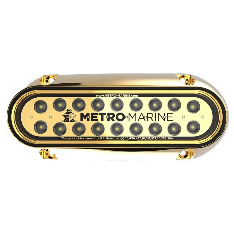 Metro Marine High-Output Elongated Underwater Light W/Intelligent Monochromatic Leds - White, 90 Beam [F-Bme1-H-W3-90] 1