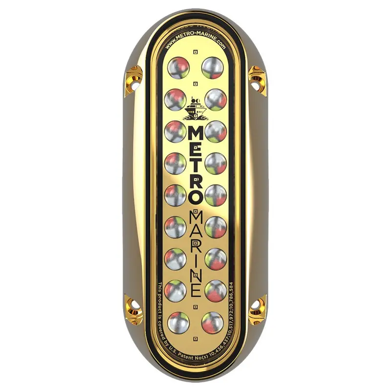 Metro Marine High-Output Elongated Vertical Mount Light W/Intelligent Full Spectrum Leds - Rgbw, 45 Beam [F-Bme1-V-Fs-45] 1