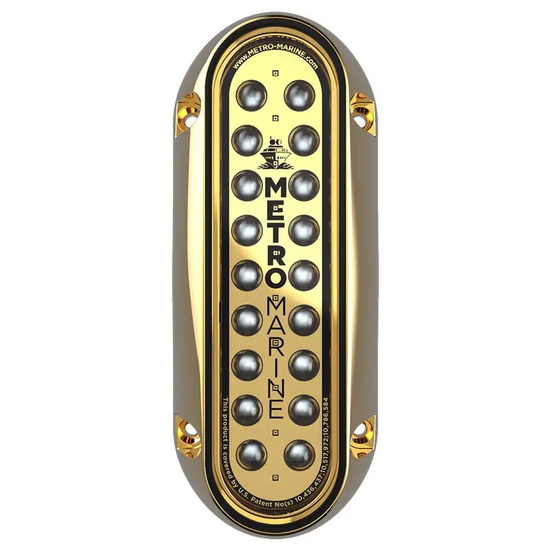 Metro Marine High-Output Elongated Vertical Mount Light W/Intelligent Monochromatic Leds - Blue, 45 Beam [F-Bme1-V-B3-45] 1