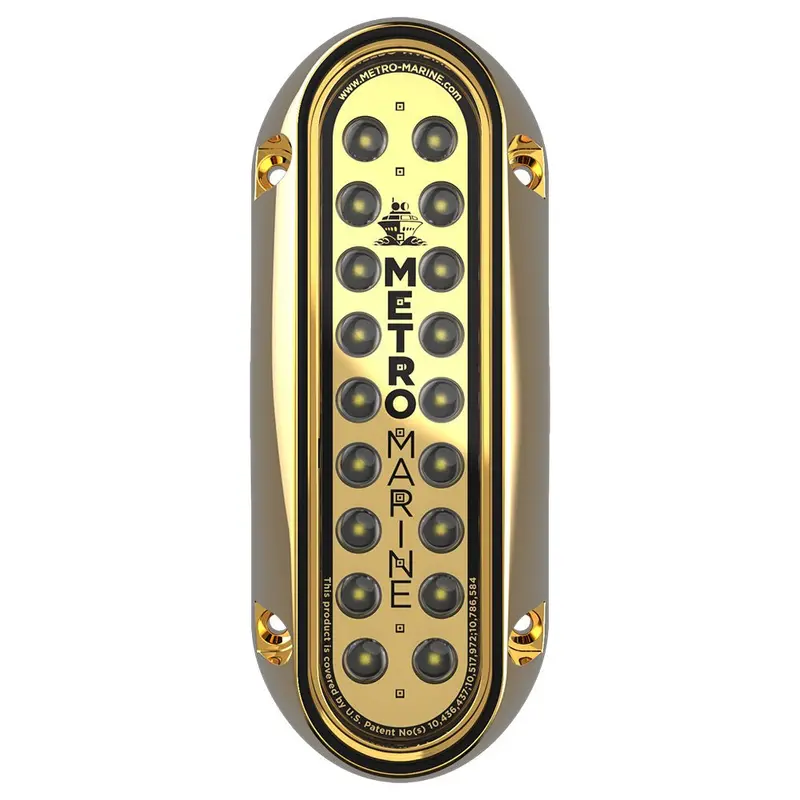 Metro Marine High-Output Elongated Vertical Mount Light W/Intelligent Monochromatic Leds - White, 90 Beam [F-Bme1-V-W3-90] 1