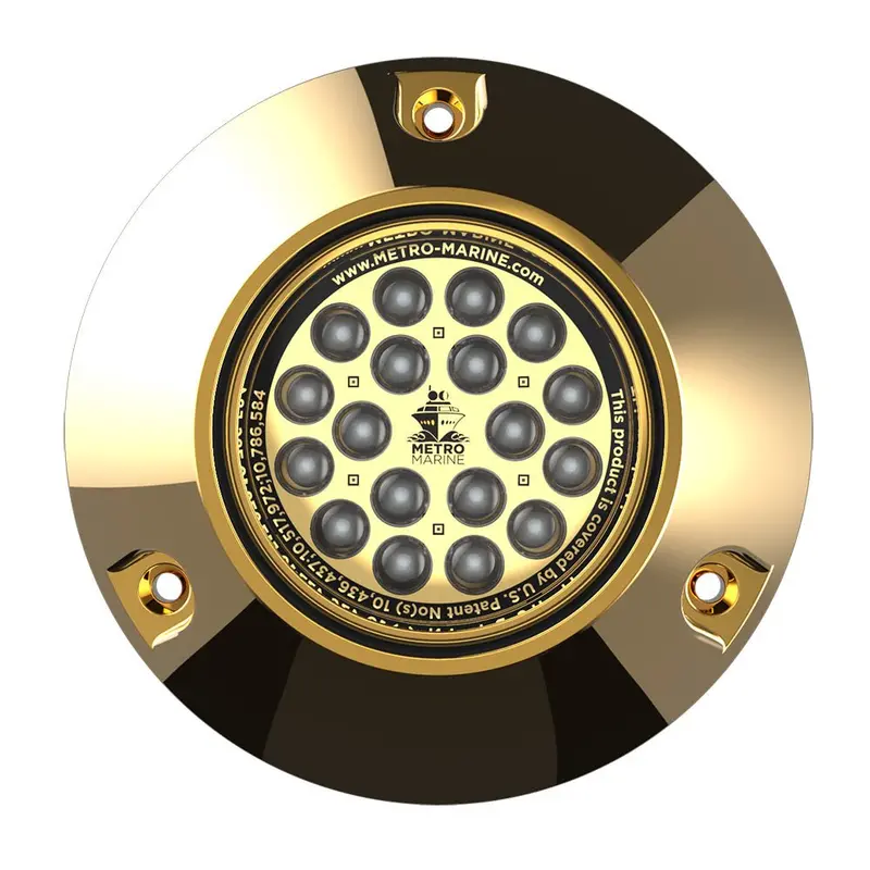 Metro Marine High-Output Submersible Underwater Light W/Intelligent Monochromatic Leds - Aqua, 90 Beam [F-Bmr1-A3-90] 1
