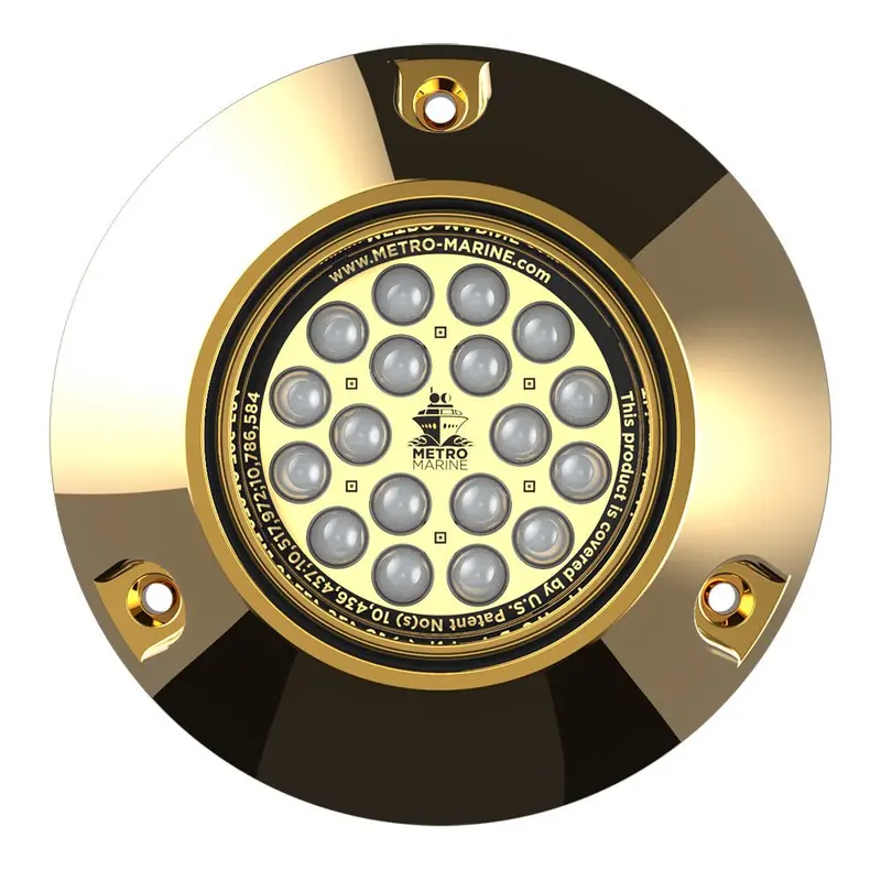 Metro Marine High-Output Submersible Underwater Light W/Intelligent Monochromatic Leds - Blue, 45 Beam [F-Bmr1-B3-45] 1